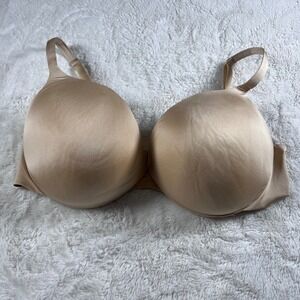SKIMS Naked Plunge Bra Tan Nude Seamless Underwire Molded Cup 40DD SKM2100172